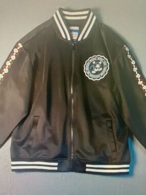 Disney Black Bomber Jacket with White Trim